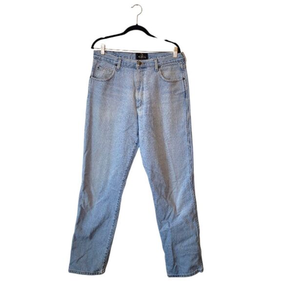 Vintage Bass Pro Redhead Light Wash Straight Leg Jeans Size 34x34 - Picture 1 of 6